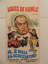 IO 2 VILLE E 4 SCOCCIATORI commedia regia Francis Rigaud locandina orig. 1968