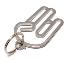 THE SHOCKER Hand Schlüsselanhänger Edelstahl glänzend Culture Kult DUB