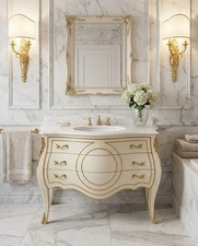 Mobile bagno bombato stile