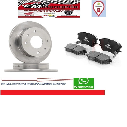 Kit dischi pastiglie freno - kit, +