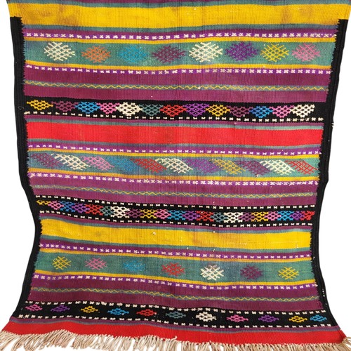 Raro tappeto vintage lana