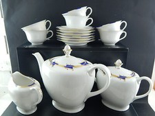 ANTICO RARO PREZIOSO SERVIZIO TÈ PORCELLANA WÜRTTEMBERG BAUER & PFEIFFER 1904-34