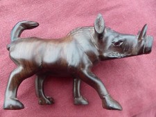 Vintage Carved Hardwood