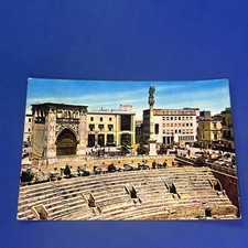 LECCE PIAZZA S. ORONZO E ANFITEATRO ROMANO - CARTOLINA A COLORI