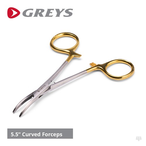 Pinza curva grigia - 5,5",