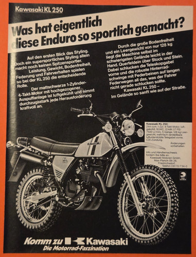 Kawasaki 250 enduro - 60.,