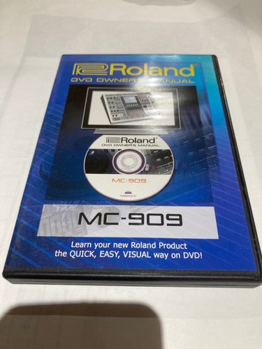 Roland 909 dvd tutorial - roland, mc