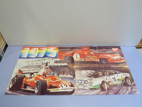 Vecchio poster autosprint 1975 - autosprint,