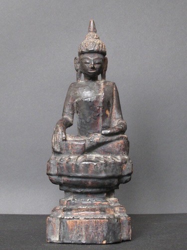 Antico budda legno laccato - antico,