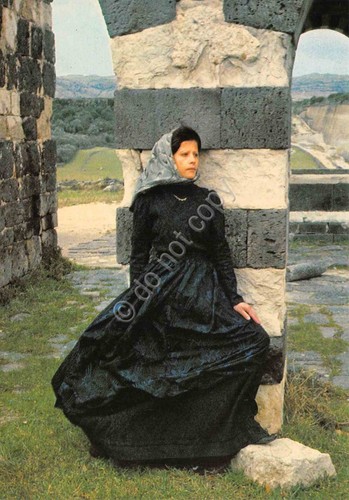 Cartolina costumi tradizionali - costumi,