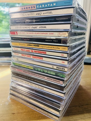 Lot philip glass cds - lot, 18