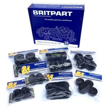 RANGE ROVER P38 SET BOCCOLE SOSPENSIONE POLIURETANO NERO COMPLETO KIT BOCCOLE - DC7107