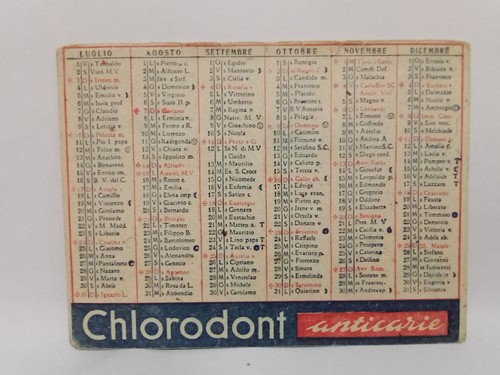 Piccolo calendario 1949 - piccolo,
