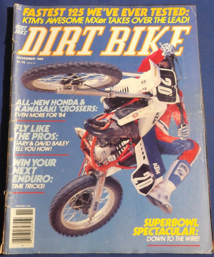 Dirt bike magazine nov 1983 - bike, magazine-nov