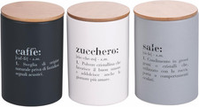 Set 3 Barattoli Caffè