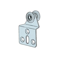 Omge cf 4 pz di carrelli a 2 ruote in nylon per porte scorrevoli Ø 15 mm