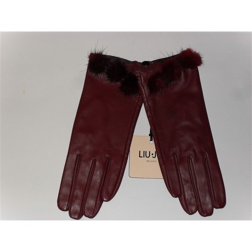 Liu guanti pelle rosso - liu,
