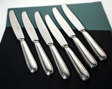 Coltelli da tavola argentati