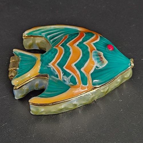 Scatola portagioie pesce
