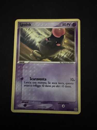 Carta spoink smeraldo - spoink,