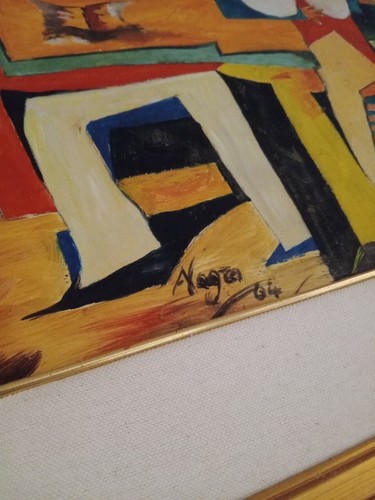 Quadro cubista stile picasso - quadro,