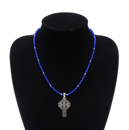 Collana zaffiro argento - argento,