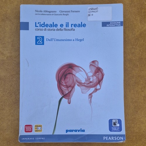 Ideale reale 2 paravia - l'ideale, il