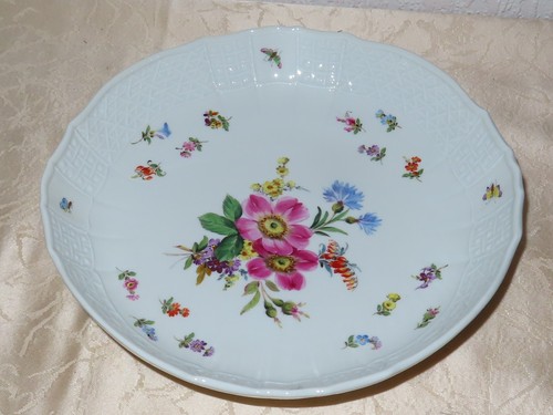 Meissen ciotola con decoro - con,