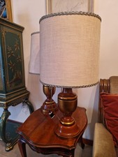   2 lampade da interno  legno