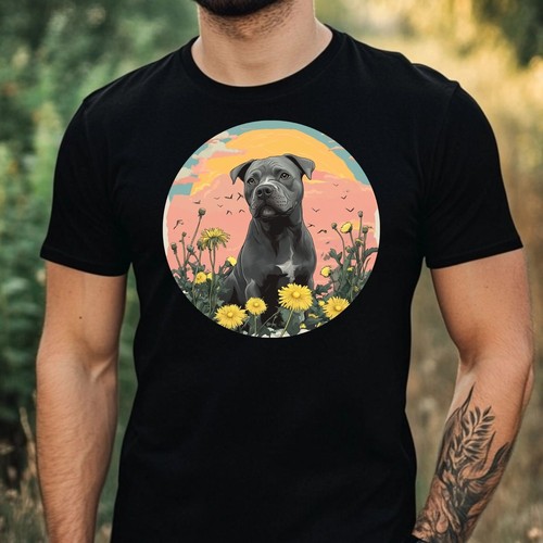 Shirt uomo pitbull fantasia - uomo,