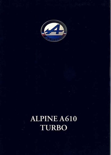 Catalogue brochure alpine a610 - alpine,