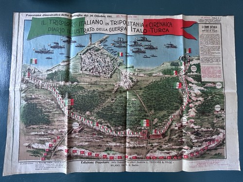 Poster mappa tricolore - mappa,