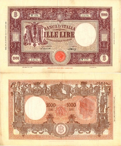 Italia repubblica 1 000 - italia,, 1.000