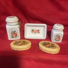 set lavabo bagno avon vintage