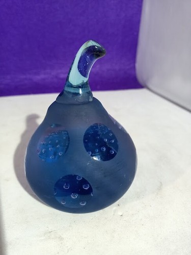 70s vintage paperweight pear - 70s,