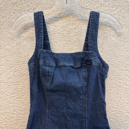 Mini abito denim anni y2k - denim,
