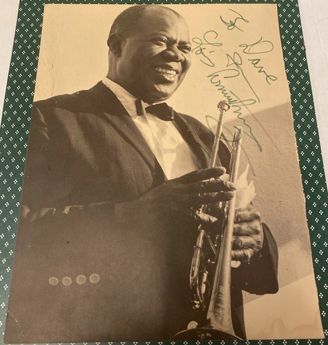 Louis armstrong firmato - louis,