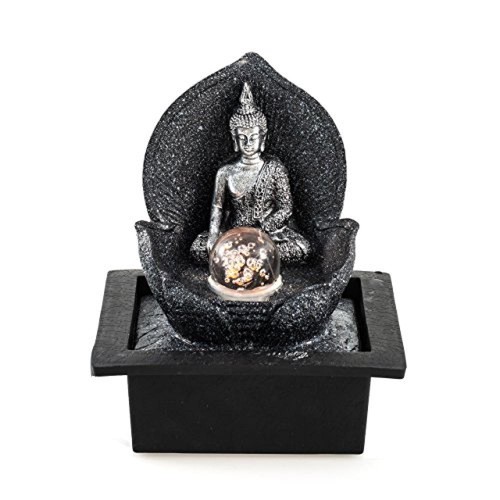 Pajoma fontana silver - silver, buddha
