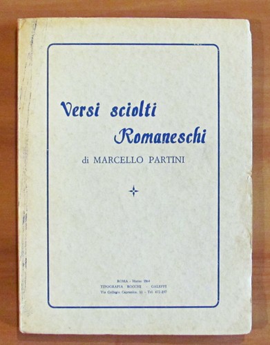 Partini versi sciolti - versi,