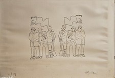 Luca Alinari,  Litografia Su carta, 1970, 32,9×47,2 Cm.
