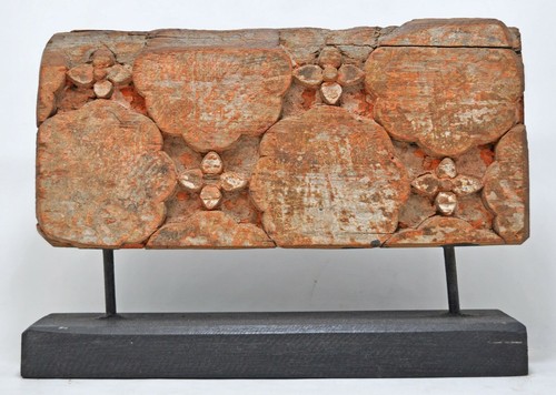 Antico legno floreale intaglio - legno,