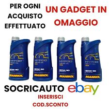 4 LITRI OLIO UNIVERSALE PER CAMBIO MANUALE MANNOL HYPOID 80W90 API GL-4GL-5 LS