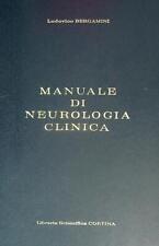 MANUALE DI NEUROLOGIA CLINICA BERGAMINI LODOVICO CORTINA 1975  RILEGATO