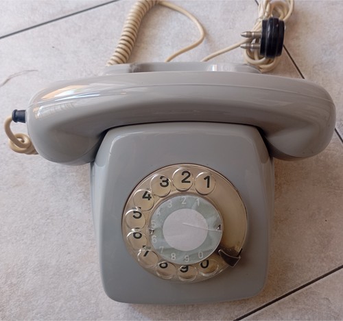 Telefono vintage disco - telefono, a