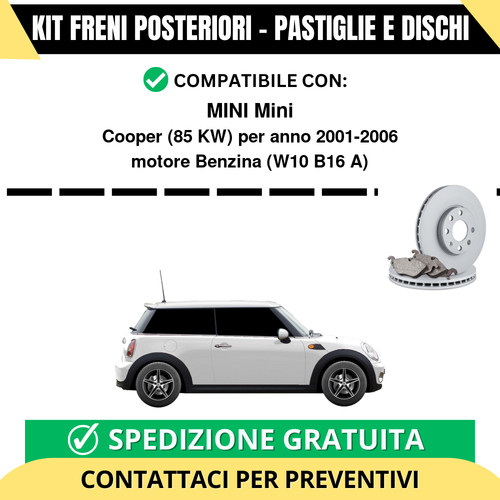 Kit freni posteriori per - kit,