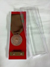 MEDAGLIA GUERRA 40/43 CON NASTRINO 2 STELLE E CUSTODIA IDEA REGALO 1940 / 1943