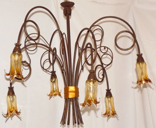 Lampadario rustico per salotto