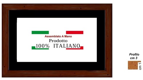 Cornice legno noce - legno, arte