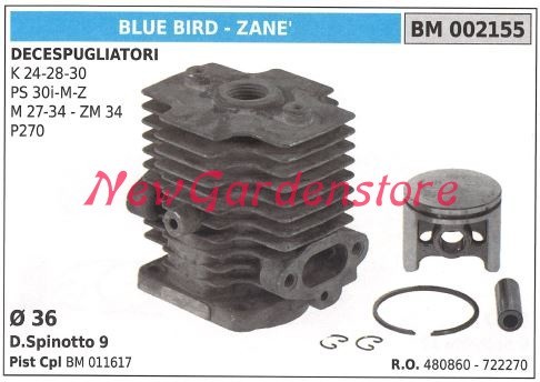 Cilindro pistone segmenti blue - pistone,