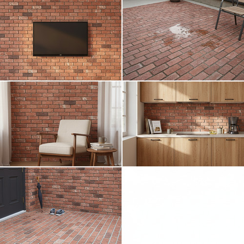 Mattoni decorativi parete - mattoni, da